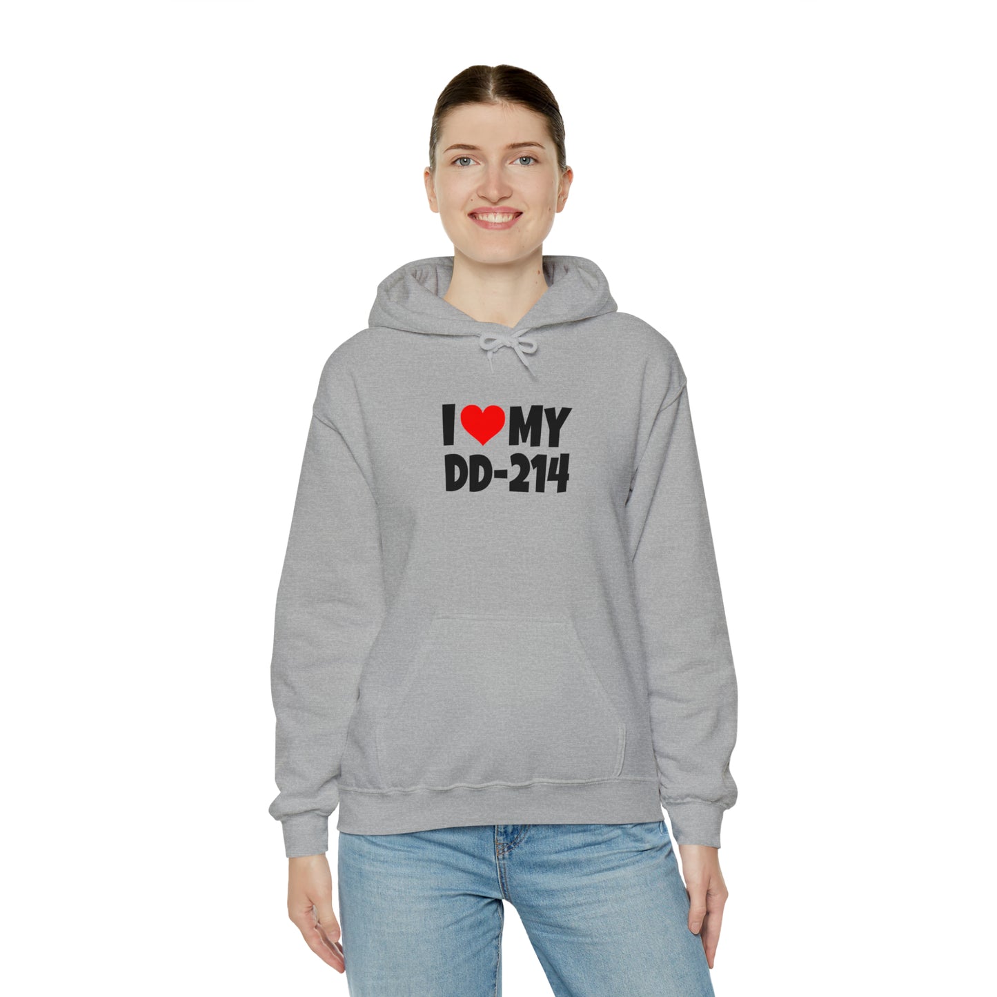 I Love DD-214 - Hooded Sweatshirt