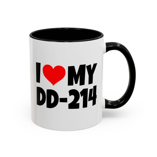 Funny Coffee Mug - I Love my DD-214