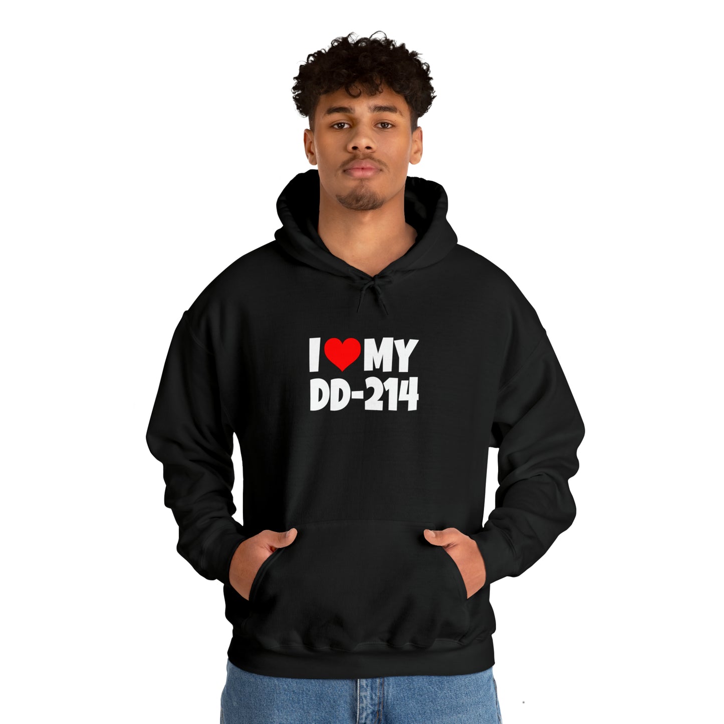 I Love DD-214 - Hooded Sweatshirt