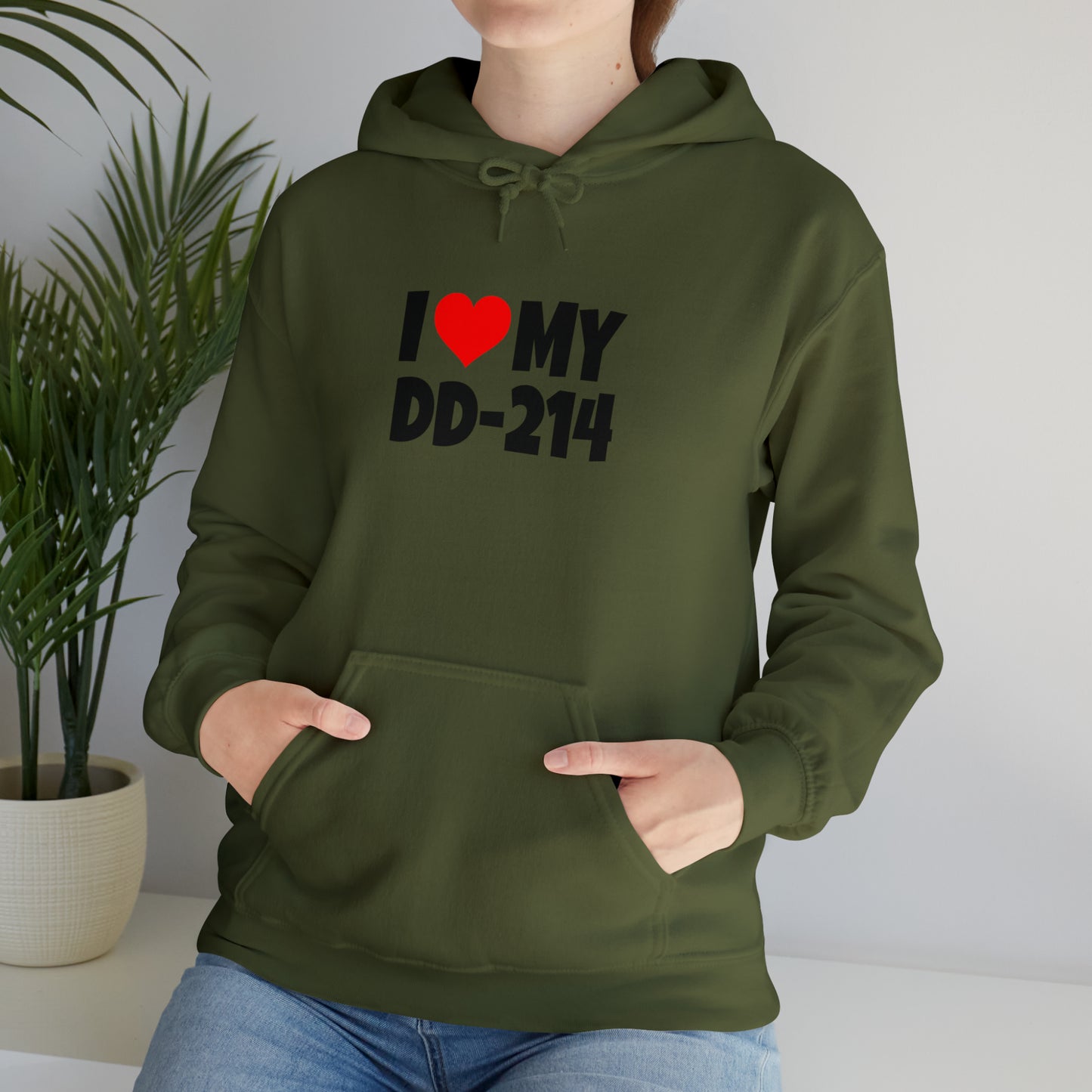 I Love DD-214 - Hooded Sweatshirt