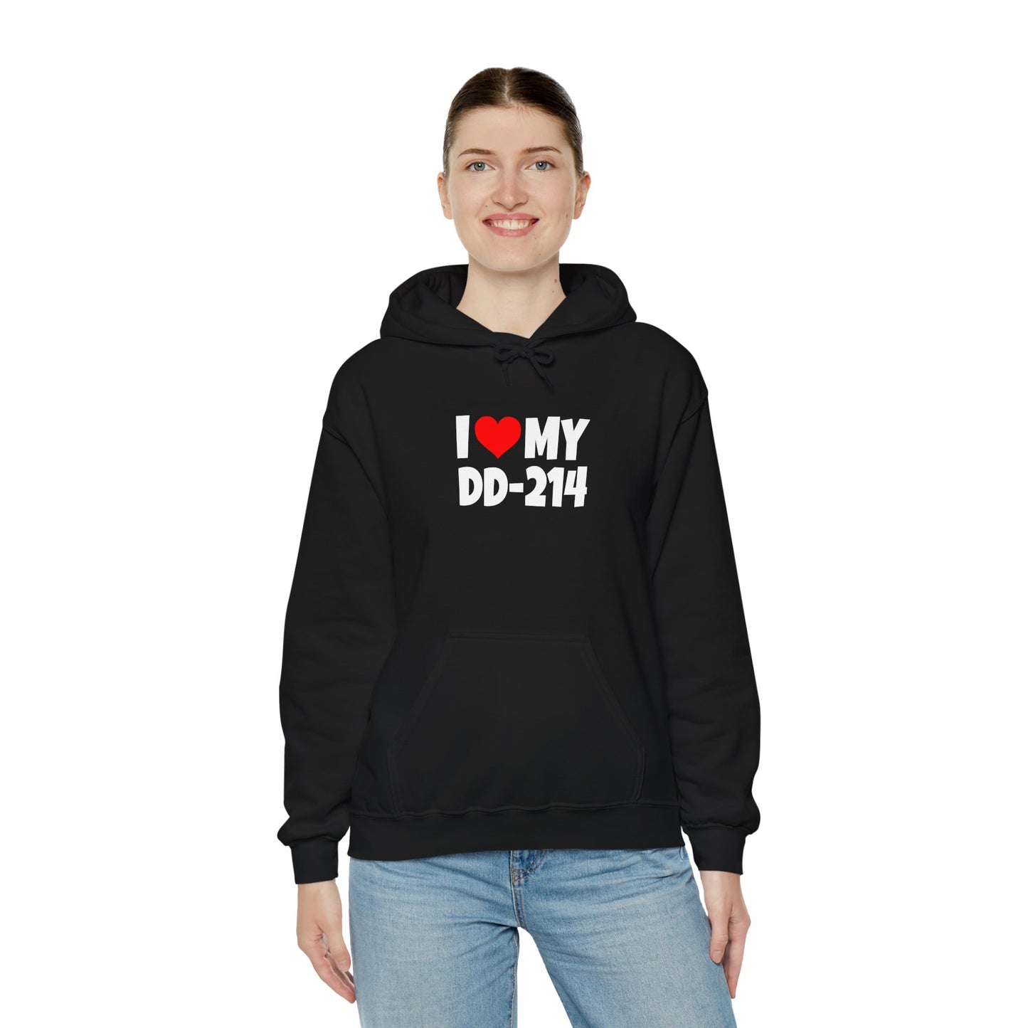 I Love DD-214 - Hooded Sweatshirt