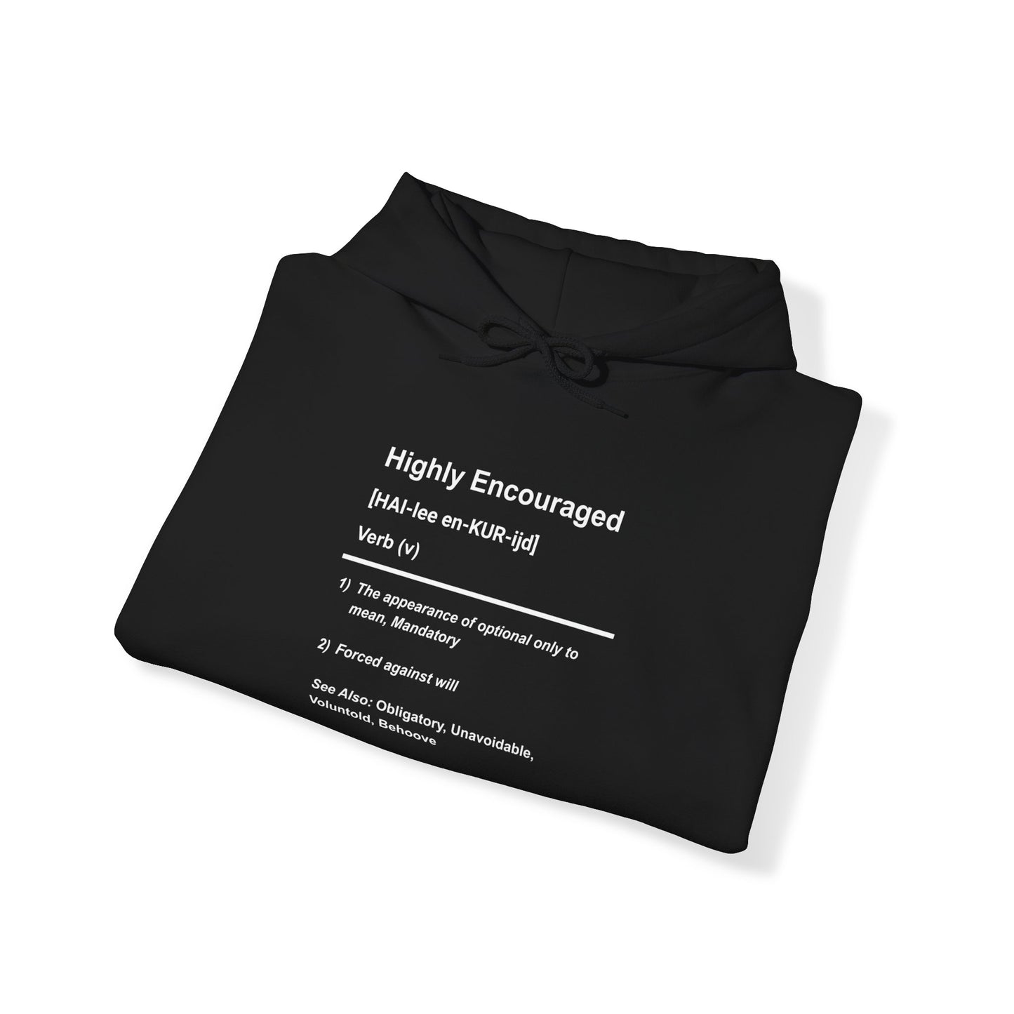 Highly Encouraged - Hooded Sweatshirt