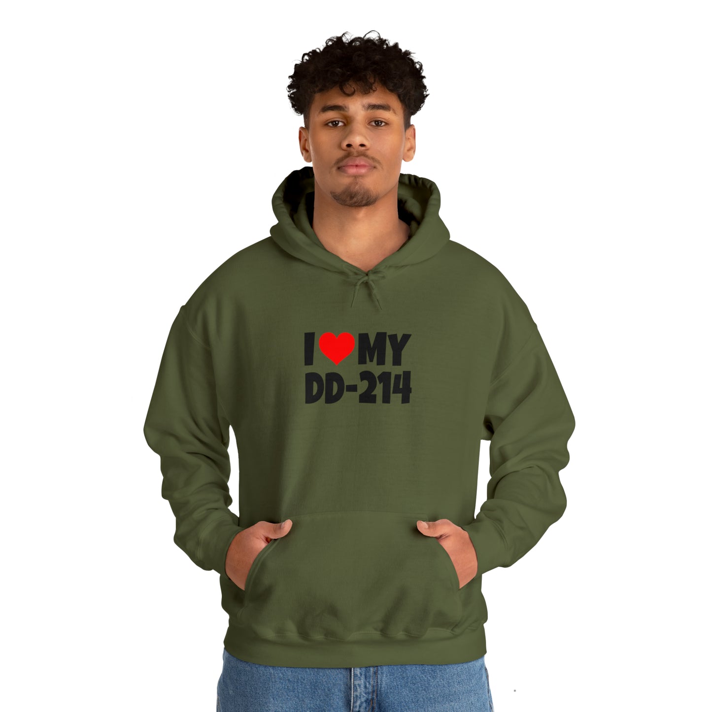 I Love DD-214 - Hooded Sweatshirt