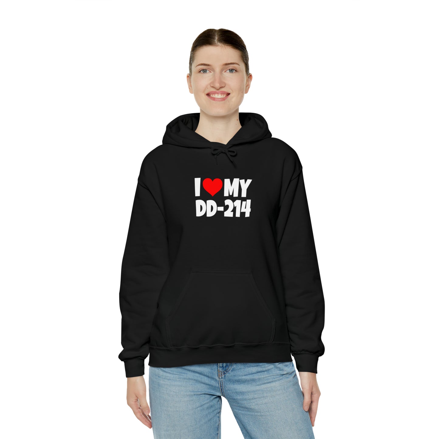 I Love DD-214 - Hooded Sweatshirt