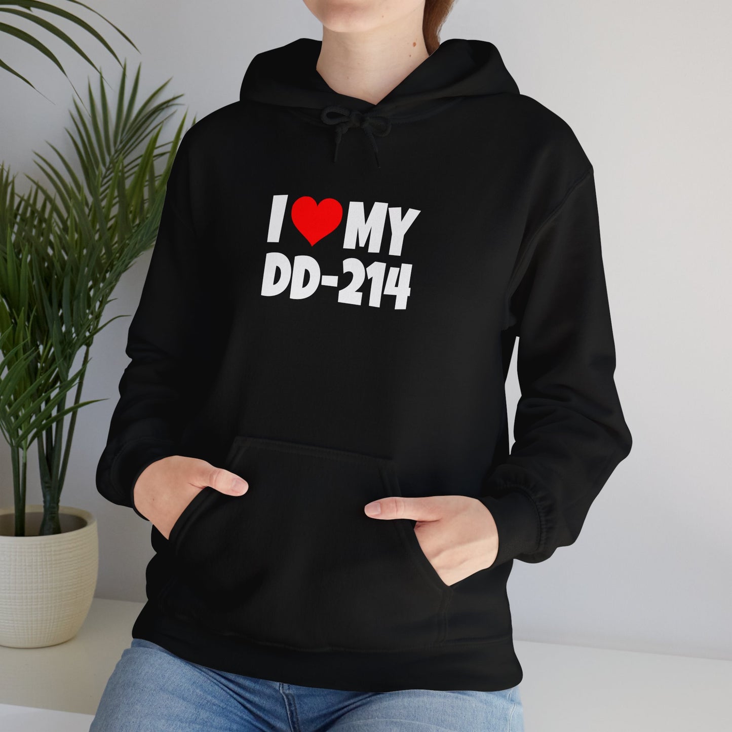 I Love DD-214 - Hooded Sweatshirt