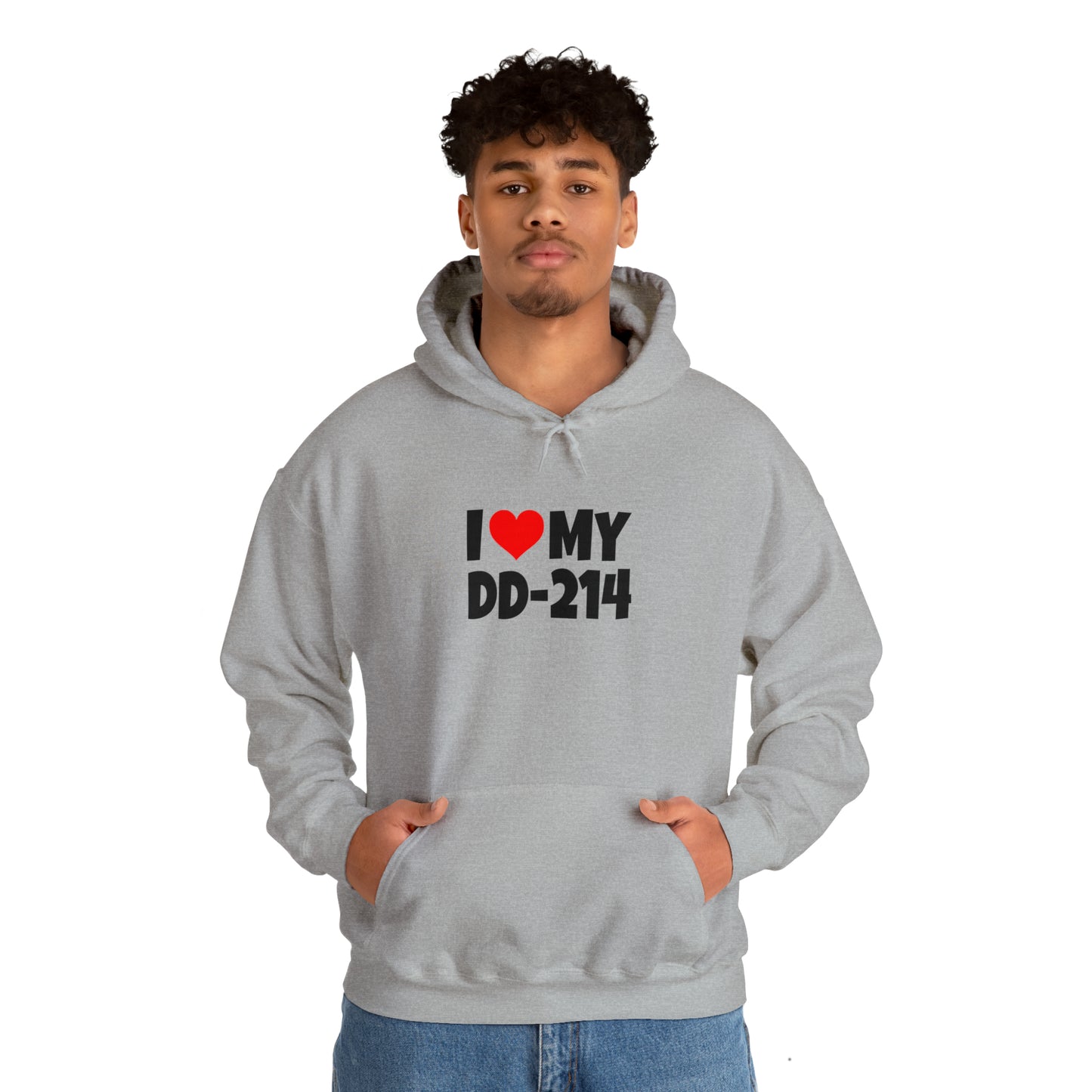 I Love DD-214 - Hooded Sweatshirt