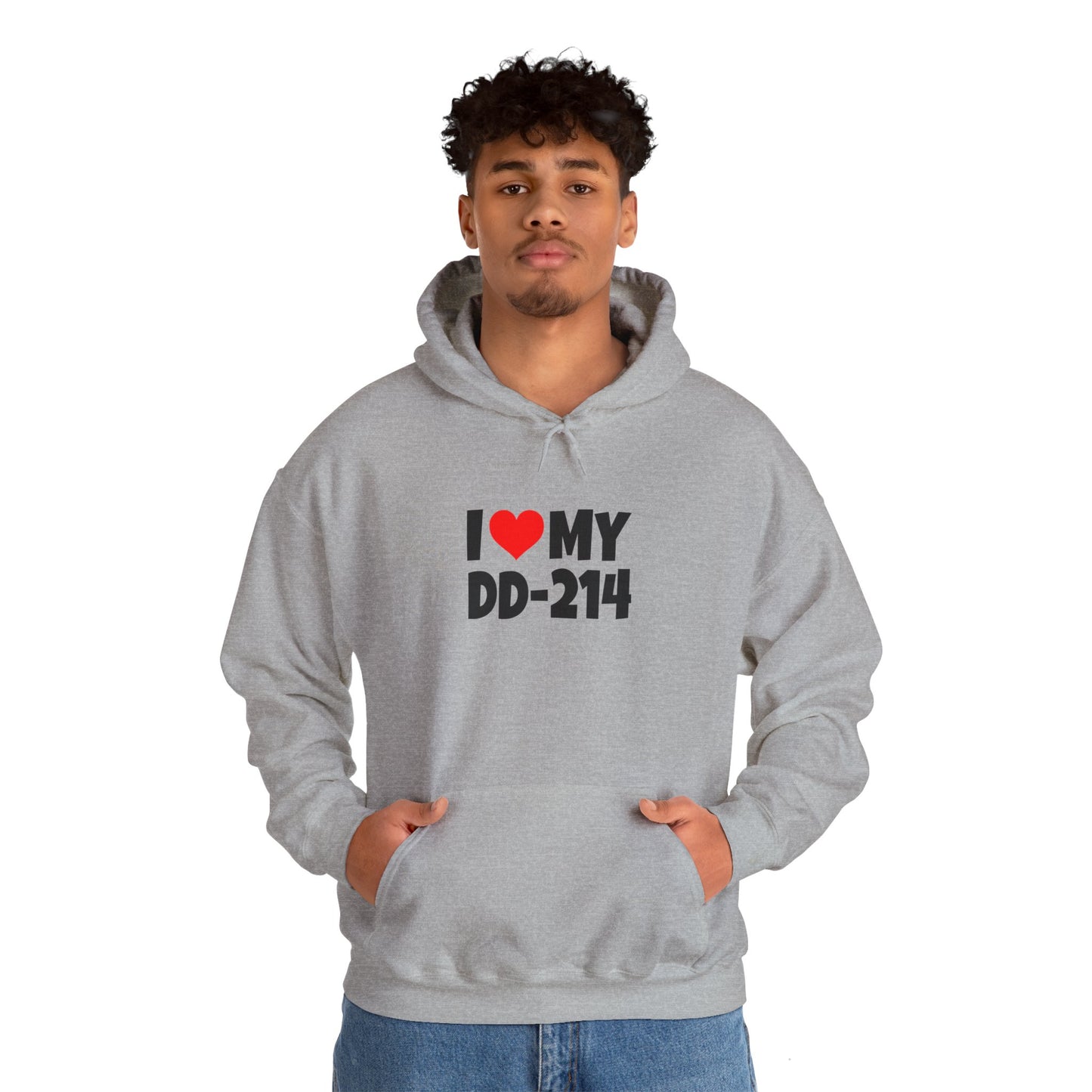 I Love DD-214 - Hooded Sweatshirt
