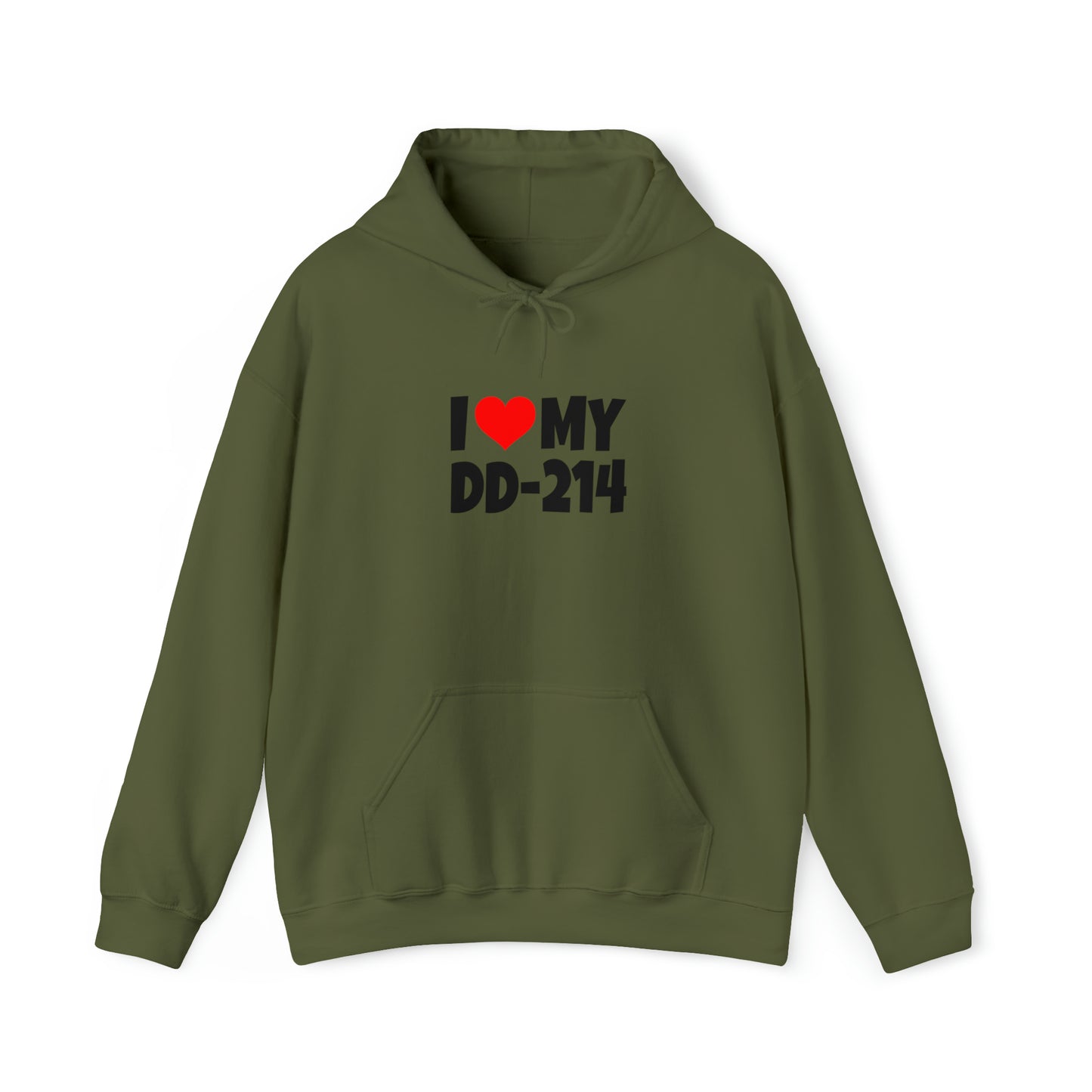 I Love DD-214 - Hooded Sweatshirt