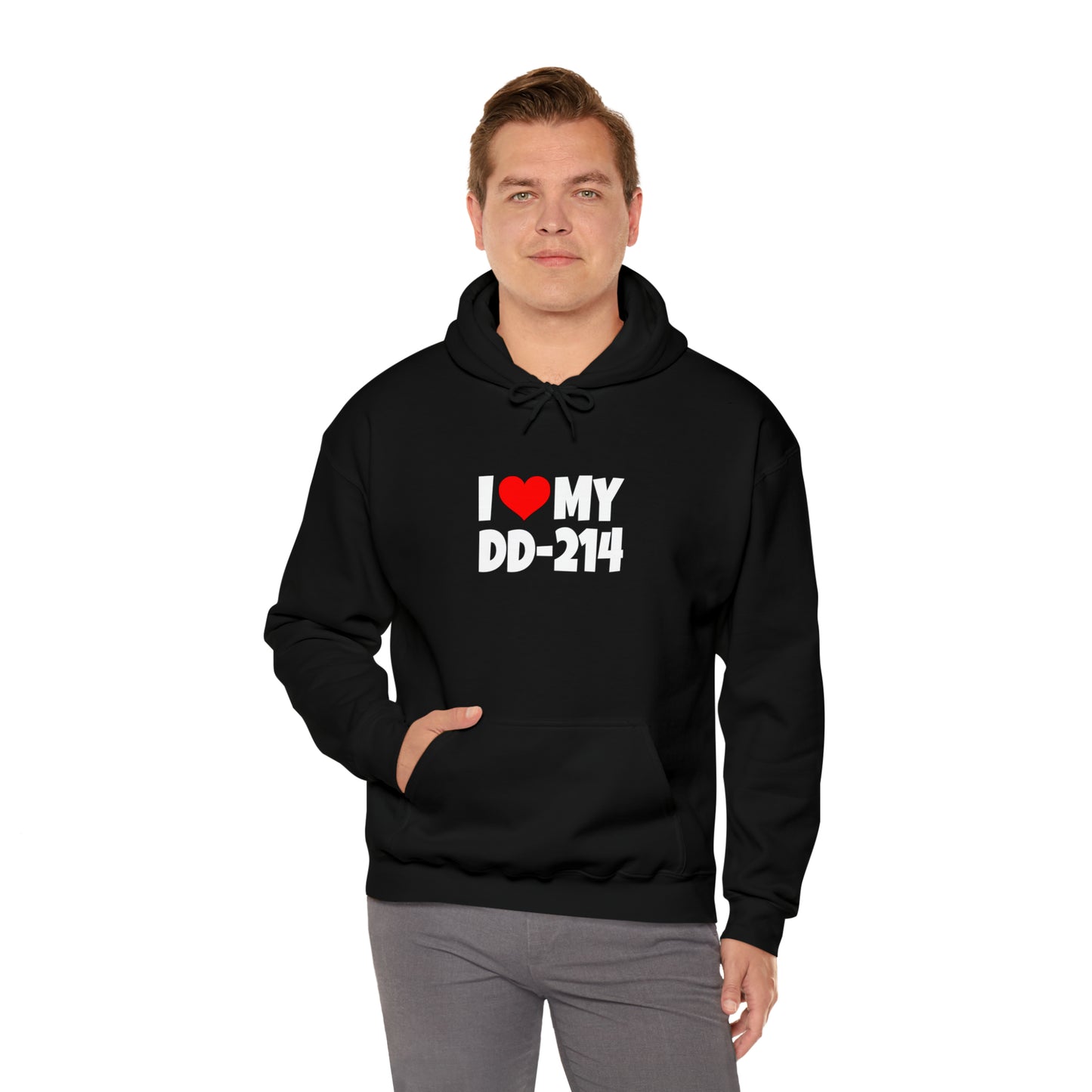 I Love DD-214 - Hooded Sweatshirt