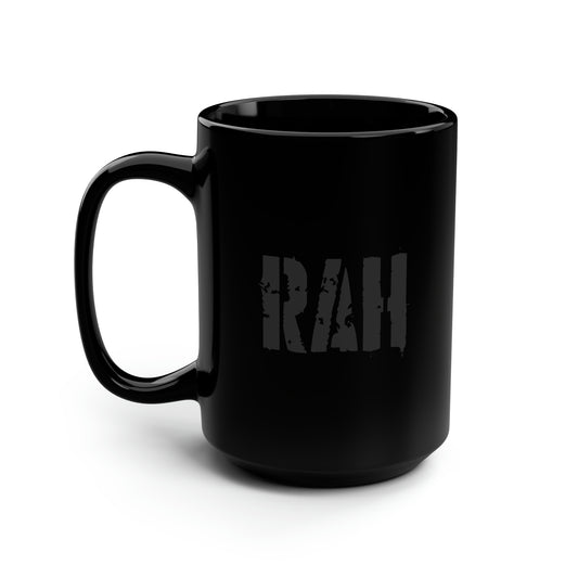 Rah - Black Mug, 15oz