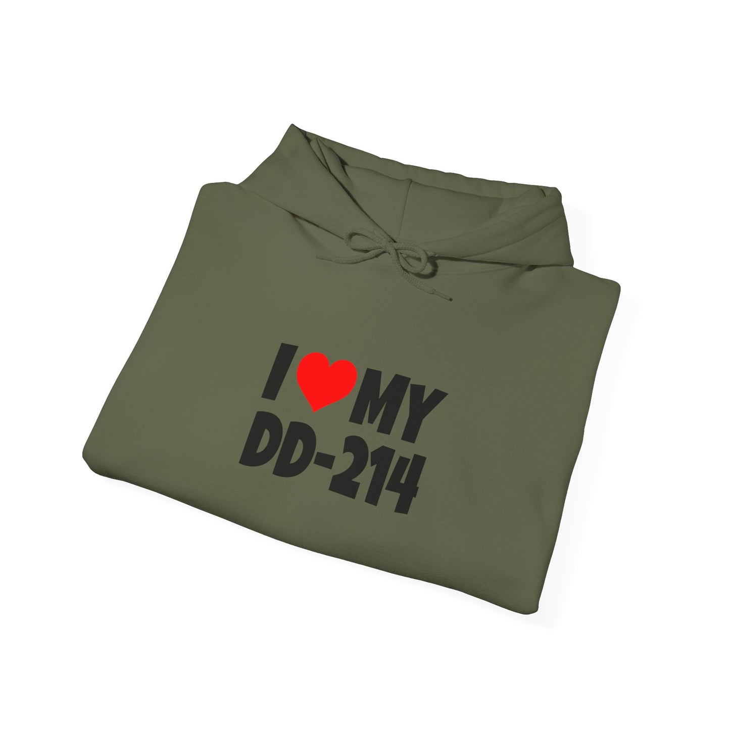 I Love DD-214 - Hooded Sweatshirt