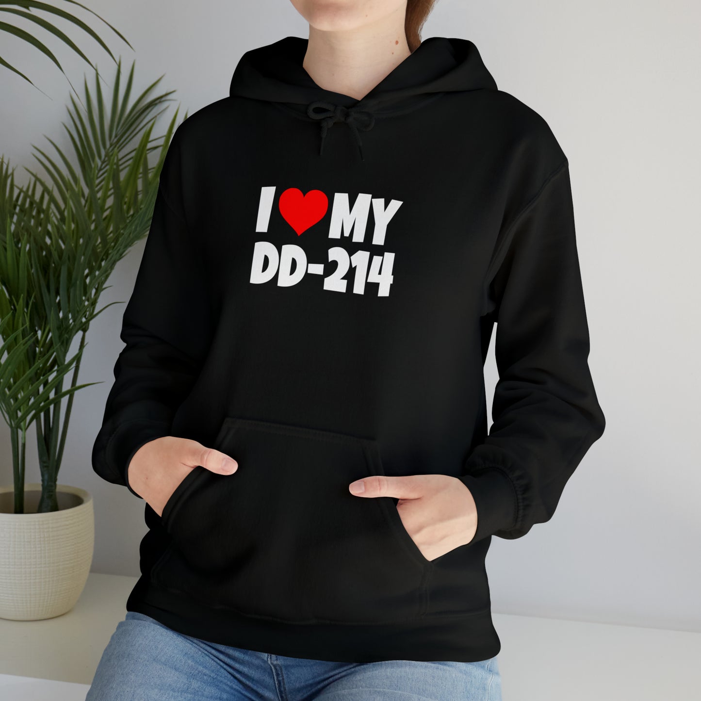 I Love DD-214 - Hooded Sweatshirt