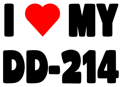 I Love My DD-214 - Sticker